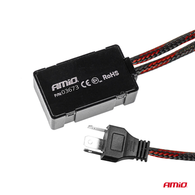 LED žárovky hlavního svícení HP Série H4/H19 Full Canbus AMiO-03673