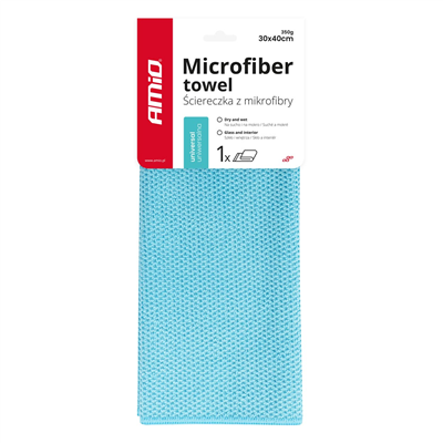Utěrka z mikrovlákna 30x40cm 350g AMIO-03736