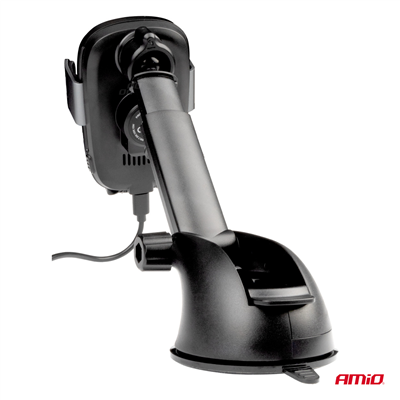 Automatický držák telefonu s bezdrátovým indukčním nabíjením 15W AMIO-03779