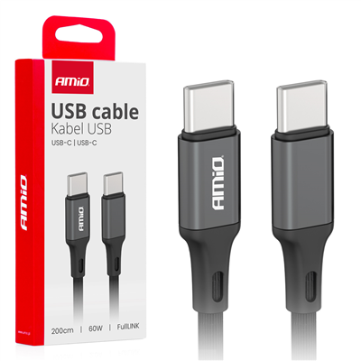 Kabel ´USB-C na USB-C 60W 200cm FullLINK AMIO-03903