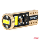 Amio 03720 LED CANBUS BULBS T10e W5W 3x2055 SMD White 12V/24V AMIO-03720