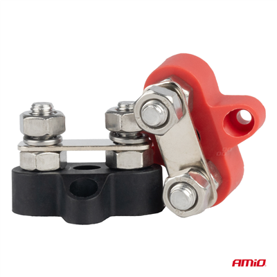 Sběrnicový blok konektorů pro baterie, dvojitá sada max. 48V M8 AMiO-03806