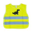 Amio 03936 Výstražná vesta dětská žlutá s certifikátem DINOSAUR AMiO-03936