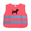 Amio 03990 Reflexní vesta dětská růžová DOG AMiO-03990