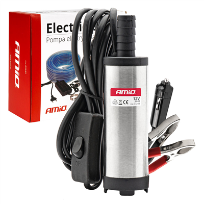 Elektrické čerpadlo na naftu 12V ponorné, průměr 38 mm -souprava s hadicí