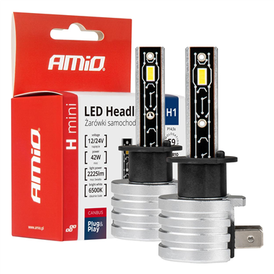 LED žárovky hlavního svícení H-mini H1 AMiO