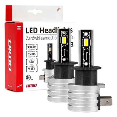 LED žárovky hlavního svícení H3 H-mini Series AMiO-03330