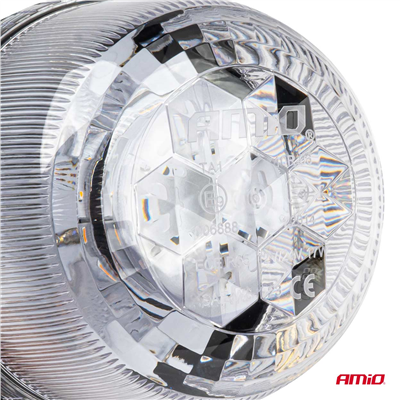 Výstražný maják W25m Magnetický / 3 šrouby R65 R10 24LED 12/24V IP66