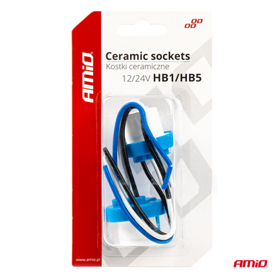 Keramické patice 2 ks HB1/HB5 9004/9007 AMIO