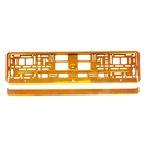 UTAL 03175 Podložka pod SPZ - stříbrná metalizovaná oranžová