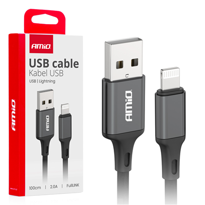 Kabel USB na nabíjení 2A 100cm FullLINK AMiO-03901