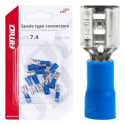 Elektrické konektory – samice (vsuvka) 7.4mm 1.5-2.5mm2 15A 10 ks