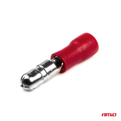 Elektrický konektor – kolík válcový 4mm 0.5-1.5mm2 10A 10 ks