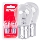 Amio 03353 Halogenové žárovky P21/5W BAY15D 12V 2ks blister