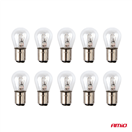 Amio 03369 Halogenové žárovky P21/4W 12V BAZ15d 10ks