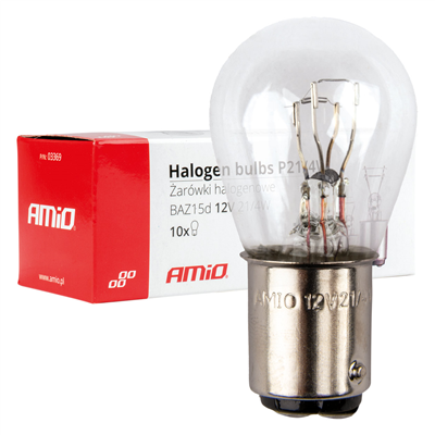 Halogenové žárovky P21/4W 12V BAZ15d 10ks