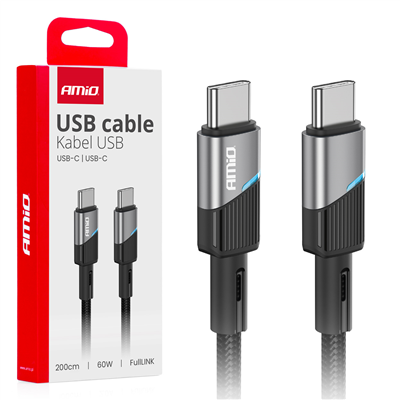 Kabel ´USB-C na USB-C 60W 200cm FullLINK AMIO-03927