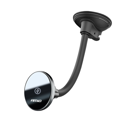 Magnetický držák telefonu s bezdrátovým indukčním nabíjením 15W AMIO-03777
