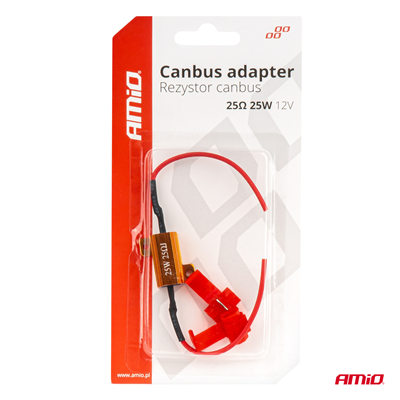 CANBUS rezistor pro LED žárovky 25? 25W AMIO-04093