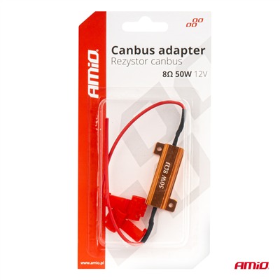 Rezistor pro LED žárovky CANBUS 8? 50W AMiO-04095