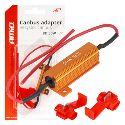 Rezistor pro LED žárovky CANBUS 8? 50W AMiO-04095
