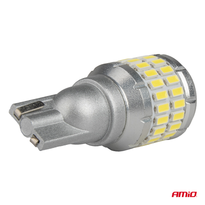 LED žárovky CANBUS T15 W16W 48SMD 4SMD 3014 3030 Bíla 12V 24V AMiO-04261