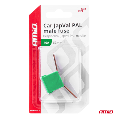 Pojistka JAPVAL PAL samec 62mm 40A AMIO-03428