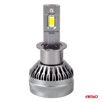 LED žárovky hlavního svícení HP Full Canbus H3 12V 24v 6500k AMIO-03672