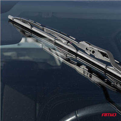 Kovový stěrač U-Type 17” 425 mm s úchytem typu „U” AMiO-04007