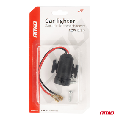 Hermetická zásuvka zapaľovače 12/24V AMiO-04129