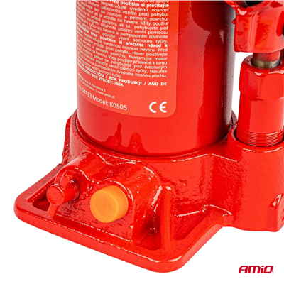 Hydraulický pístový zvedák 5T v PVC boxu AMIO-04183