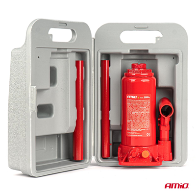 Hydraulický pístový zvedák 5T v PVC boxu AMIO-04183