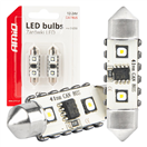 Amio 04250 LED žárovky CANBUS 12SMD Festoon C5W 3838 41mm White 12/24V AMiO-04250