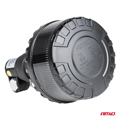 LED výstražný maják W28P 12V 24V AMiO-04107