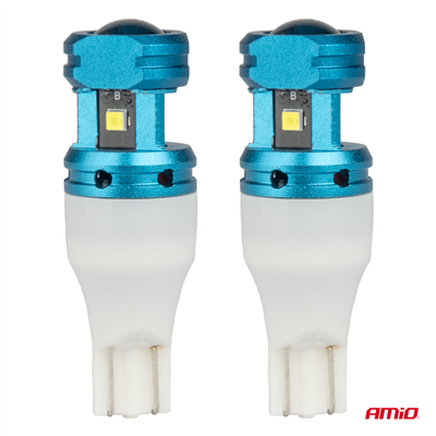 LED žárovky CANBUS T15 W16W 4SMD 1860XS Bílé 12V 24V AMiO-04251