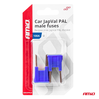 Pojistka JAPVAL PAL samec U 100A AMIO-03411