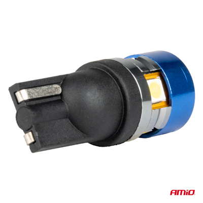 LED žárovky CANBUS T10 W5W 5SMD 3030 White 12V/24V AMiO-04240