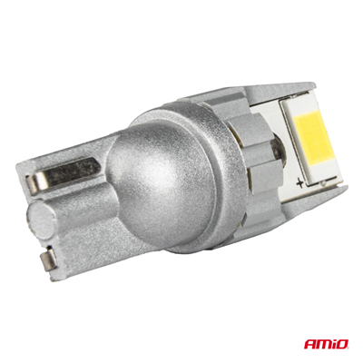 LED žárovky CANBUS T10 W5W 2SMD 3570 White 12V 24V AMiO-04256