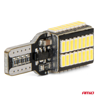 LED CANBUS BULBS PRO series T15e W16W 54x4014 SMD White 12V/24V AMIO-03724