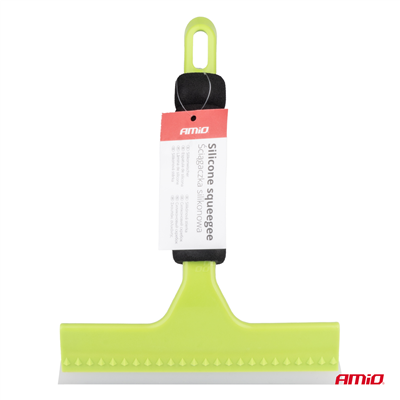 Silikonová stěrka na vodu na okenní sklo s rukojetí 25 cm AMIO-03849