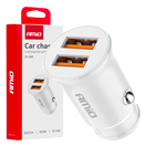 Amio 03872 Nabíječka do auta 2x USB-A 2.1A 12/24V AMiO-03872