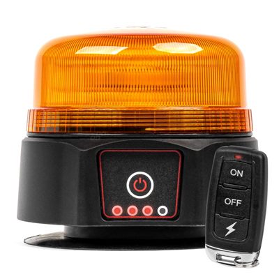 Bezdrátové výstražné světlo LED s dálkovým ovládáním R65 R10 12/24V AMIO-03932
