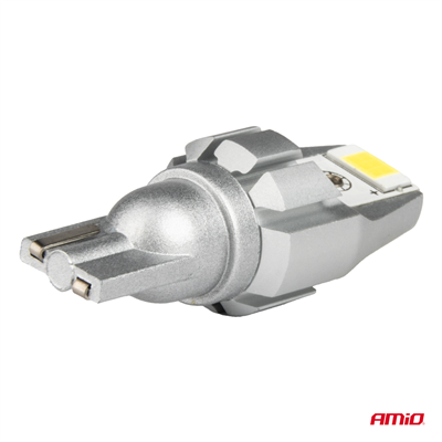 LED žárovky CANBUS T15 W16W 2SMD 3570 Bílá 12V 24V AMiO-04257