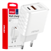 Síťová nabíječka Quick Charger GaN 38W USB-A + USB-C AMiO-04
