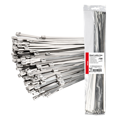 Nerezové stahovací pásky 7,9x600mm 100 ks AMiO-04327
