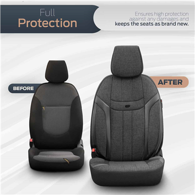 Sada autopotahů OTOM SWAN 501 BLACK 3-ZIP