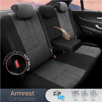 Sada autopotahů OTOM SWAN 501 BLACK 3-ZIP