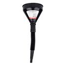 Amio 04036 Flexibilní černý univerzální trychtýř se sítkem na kapalné palivo vodu 13,5 cm AMiO-04036