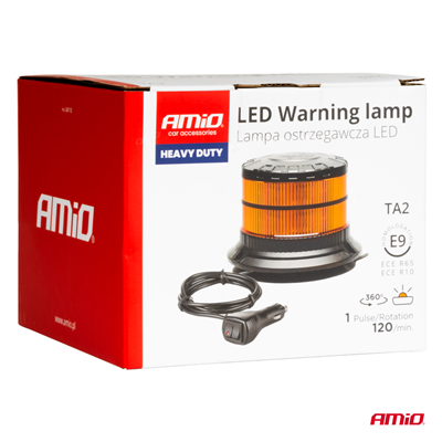 LED výstražný maják W29M 12V 24V AMiO-04110