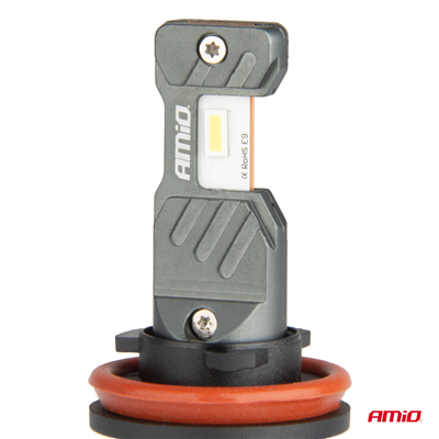 LED žárovky hlavního svícení Hybrid série H8 H9 H11 H16 6000K Canbus 60W AMIO-04116